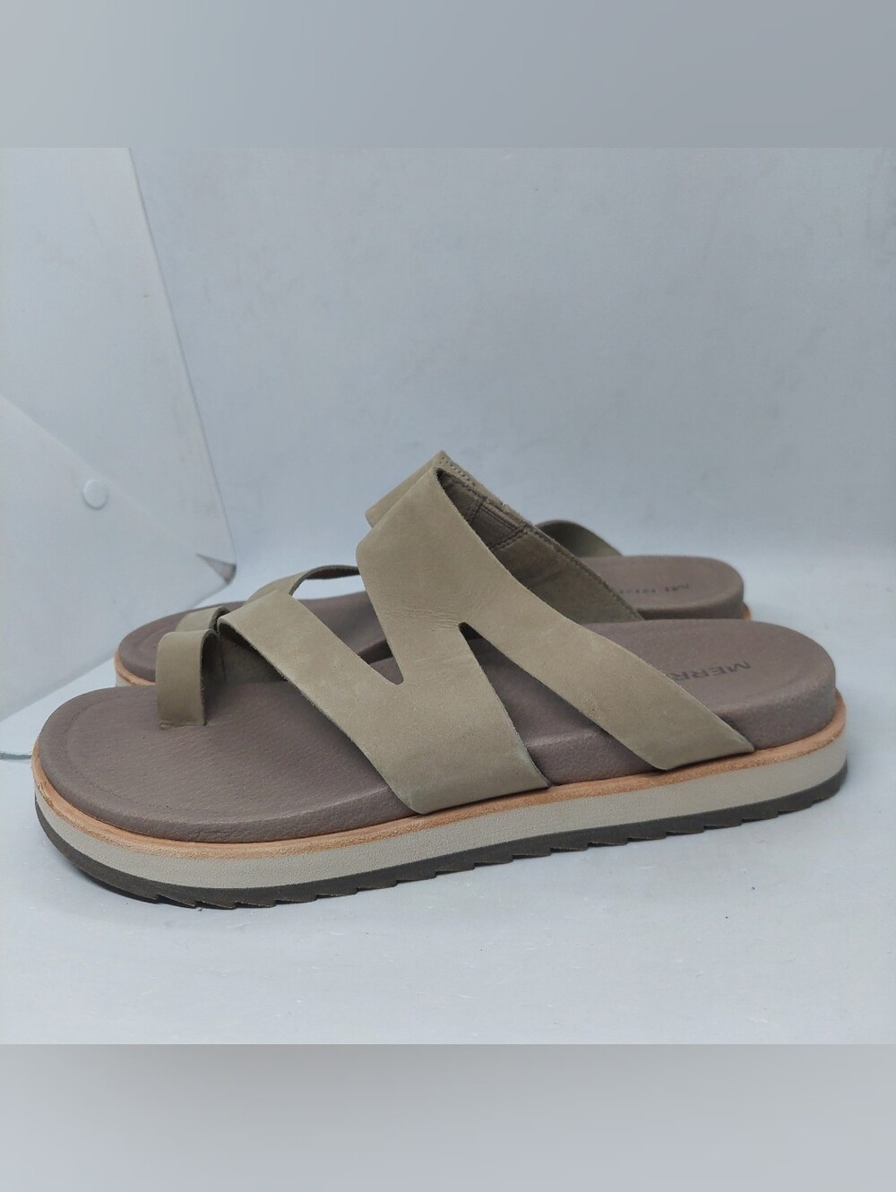 Merrell Juno Wrap Moon Sandals Gray Slip On Casual Shoes Womens Size 9 J000576